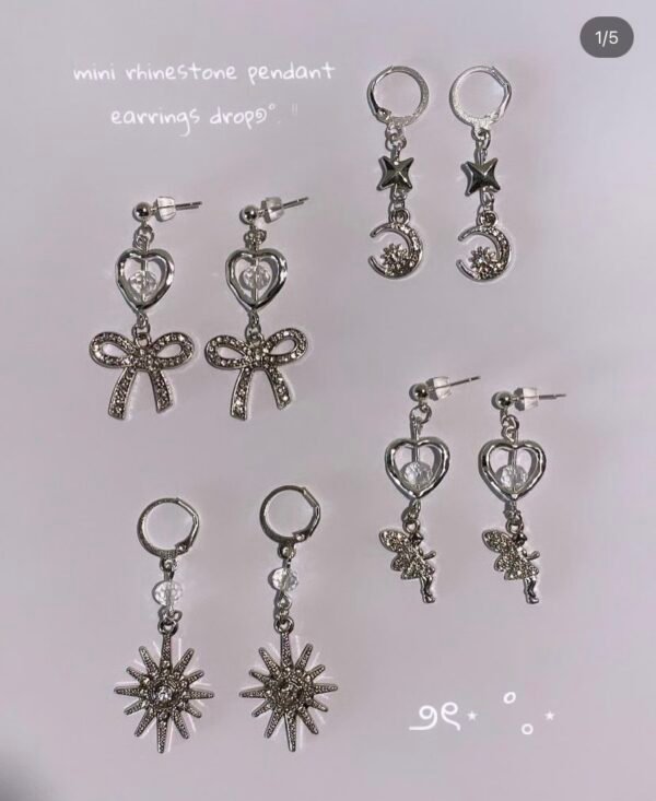 Rhinestone Earring Drop