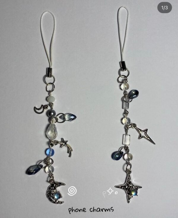 Sparkle & Moon phone charms