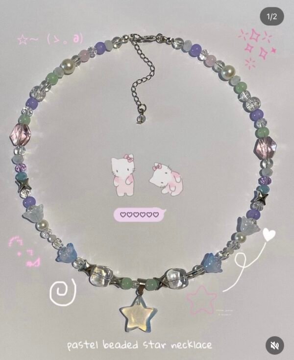 Pastel Beaded Star
