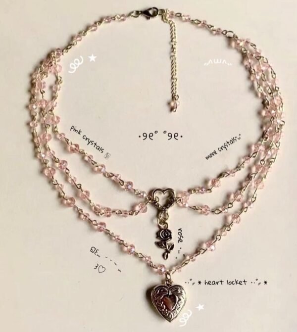 WhatsApp Image 2024-11-07 at 2.25.19 PM (2) Crystal Pink Necklace