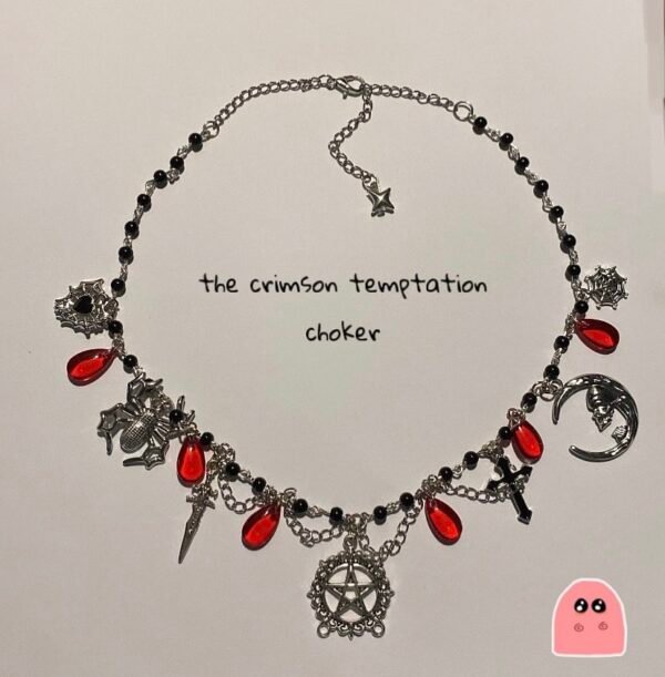 the crimson temptation choker
